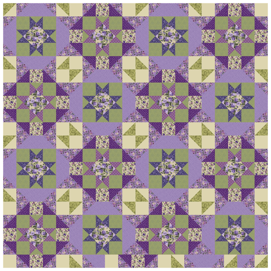 Morning Glory No Cutting Quilt Kit
