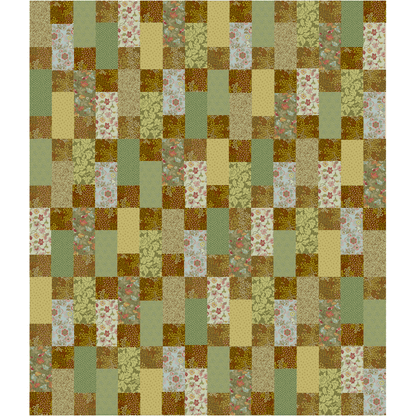Patchwork Parade Autumn No Cutting Quilt Kit