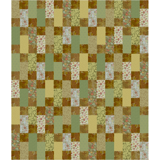 Patchwork Parade Autumn No Cutting Quilt Kit
