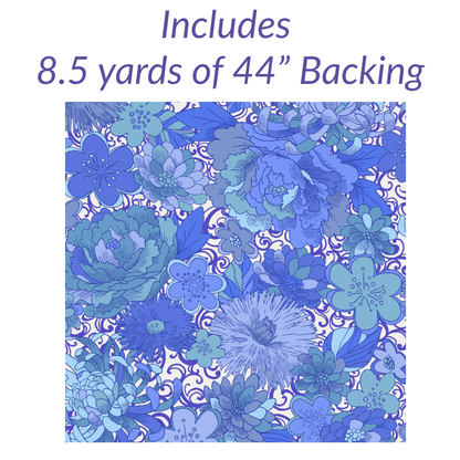 Bright Star Iris No Cutting Quilt Kit