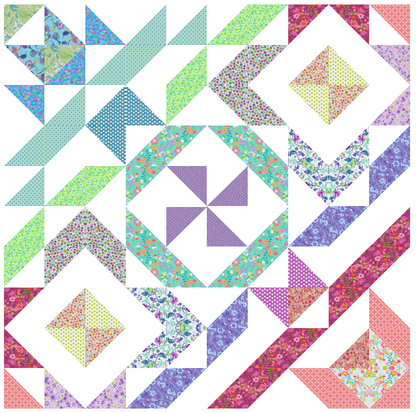 Jewel Box No Cutting Quilt Kit