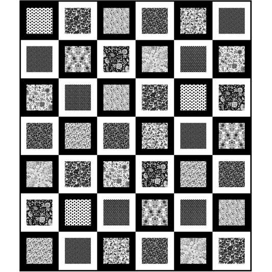 Shuffle No Cutting Quilt Kit