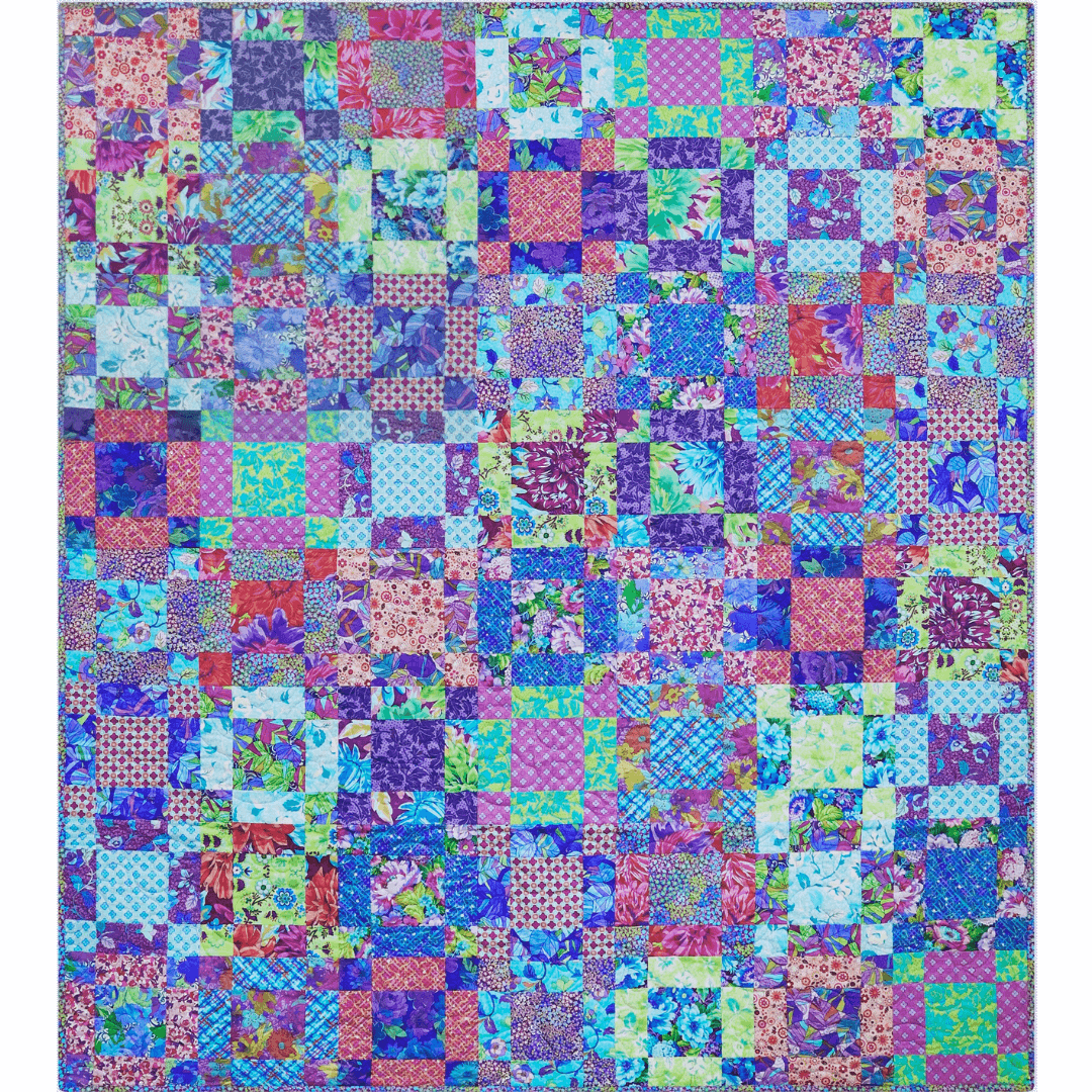 Square Dance No Cutting Quilt Kit - The Quilt Kit Co