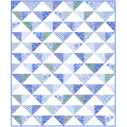 Beach House No Cutting Quilt Kit