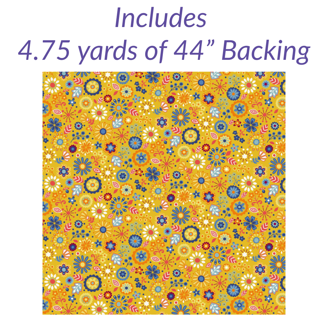 Sunflower No Cutting Quilt Kit