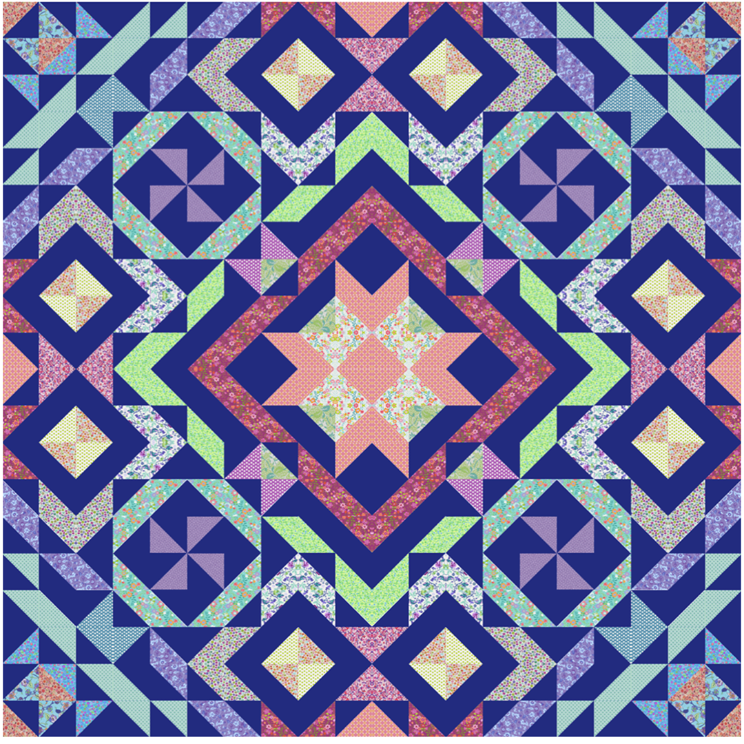 Tradewinds No Cutting Quilt Kit