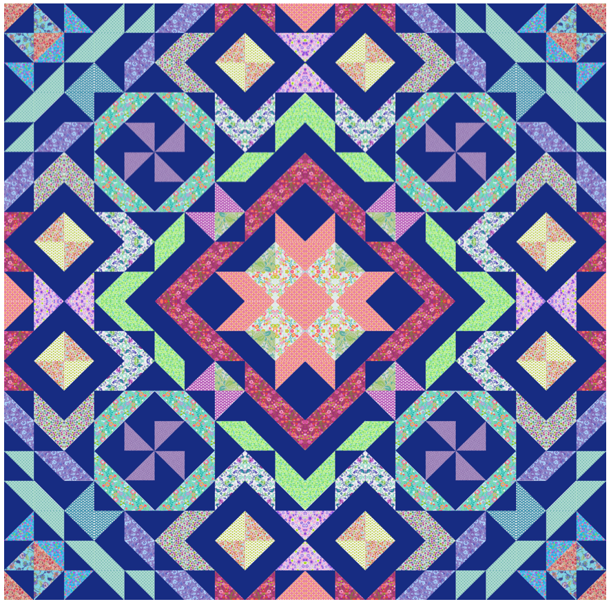 Tradewinds No Cutting Quilt Kit