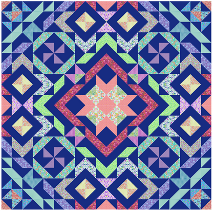 Tradewinds No Cutting Quilt Kit