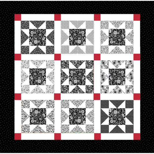 Turnstile No Cutting Quilt Kit