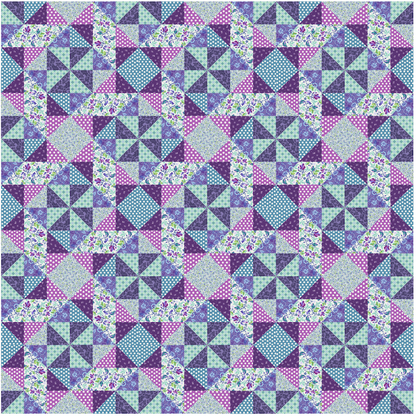 Twirl No Cutting Quilt Kit