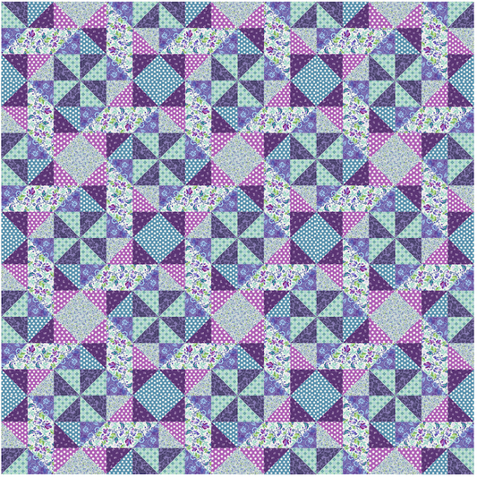 Twirl No Cutting Quilt Kit