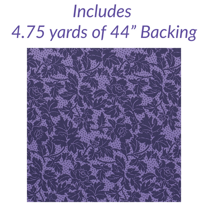 Zig Zag Purple No Cutting Quilt Kit