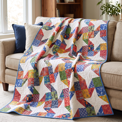 Pinwheel No Cutting Quilt Kit