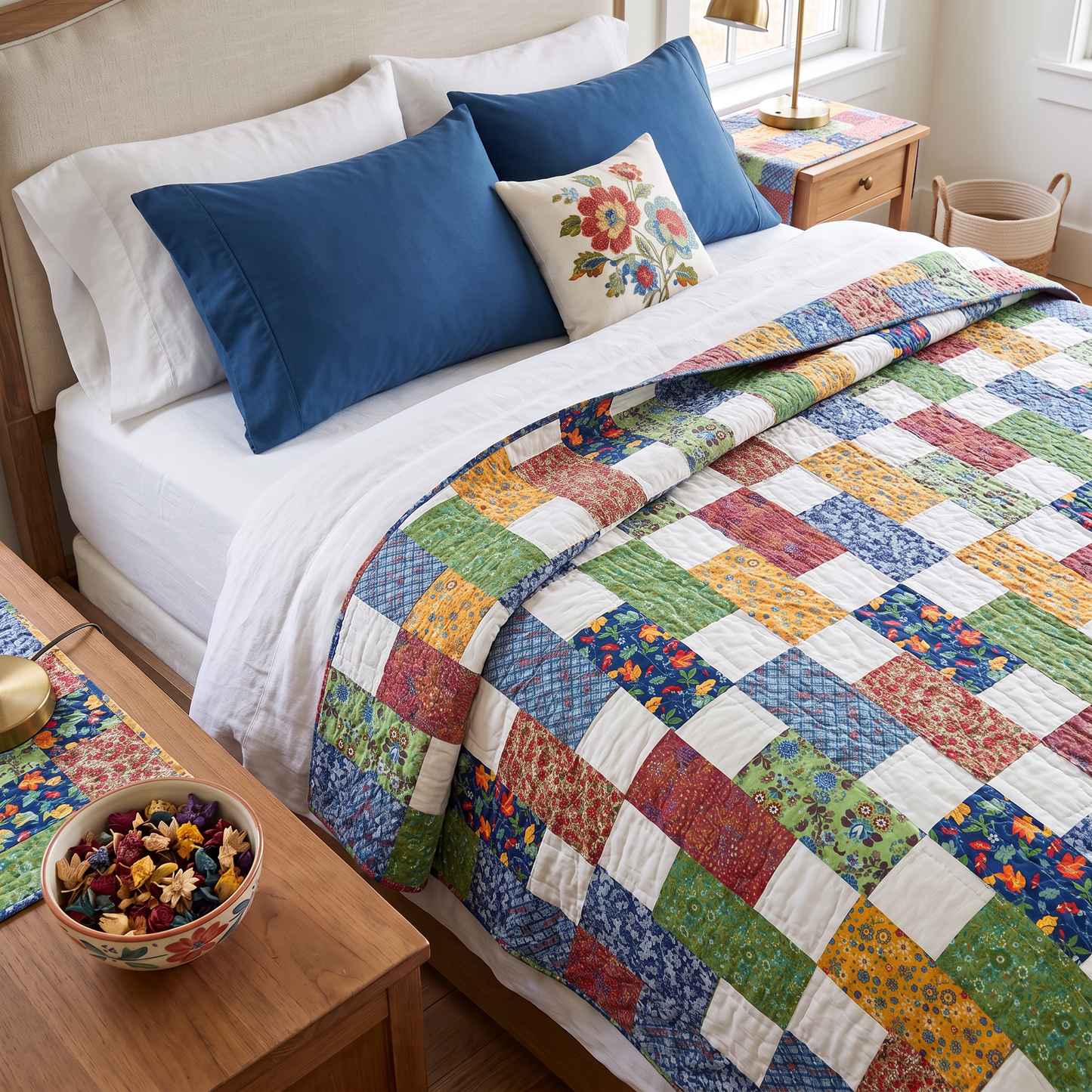 Patchwork Parade Confetti No Cutting Quilt Kit