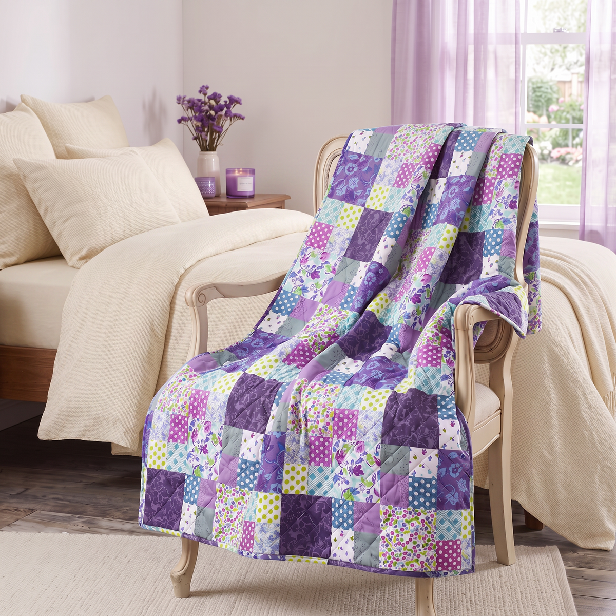 Kaleidoscope No Cutting Quilt Kit