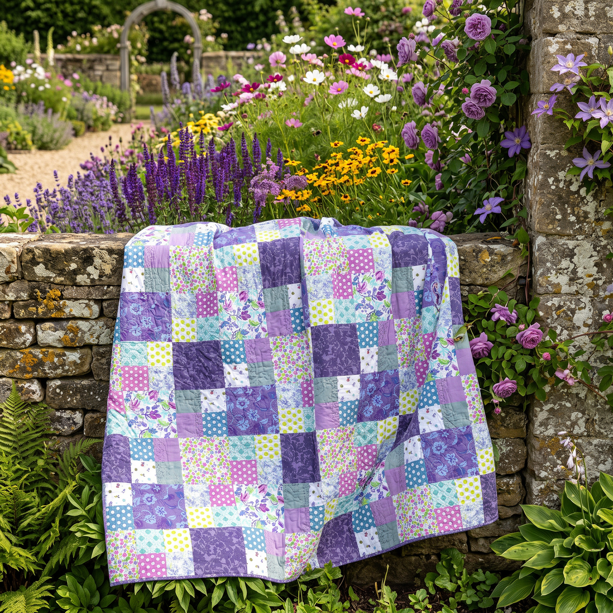 Kaleidoscope No Cutting Quilt Kit