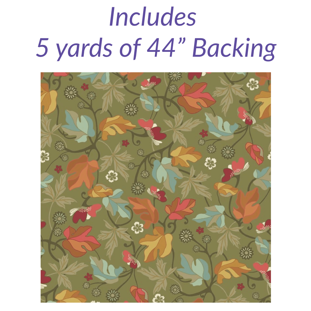 Patchwork Parade Autumn No Cutting Quilt Kit