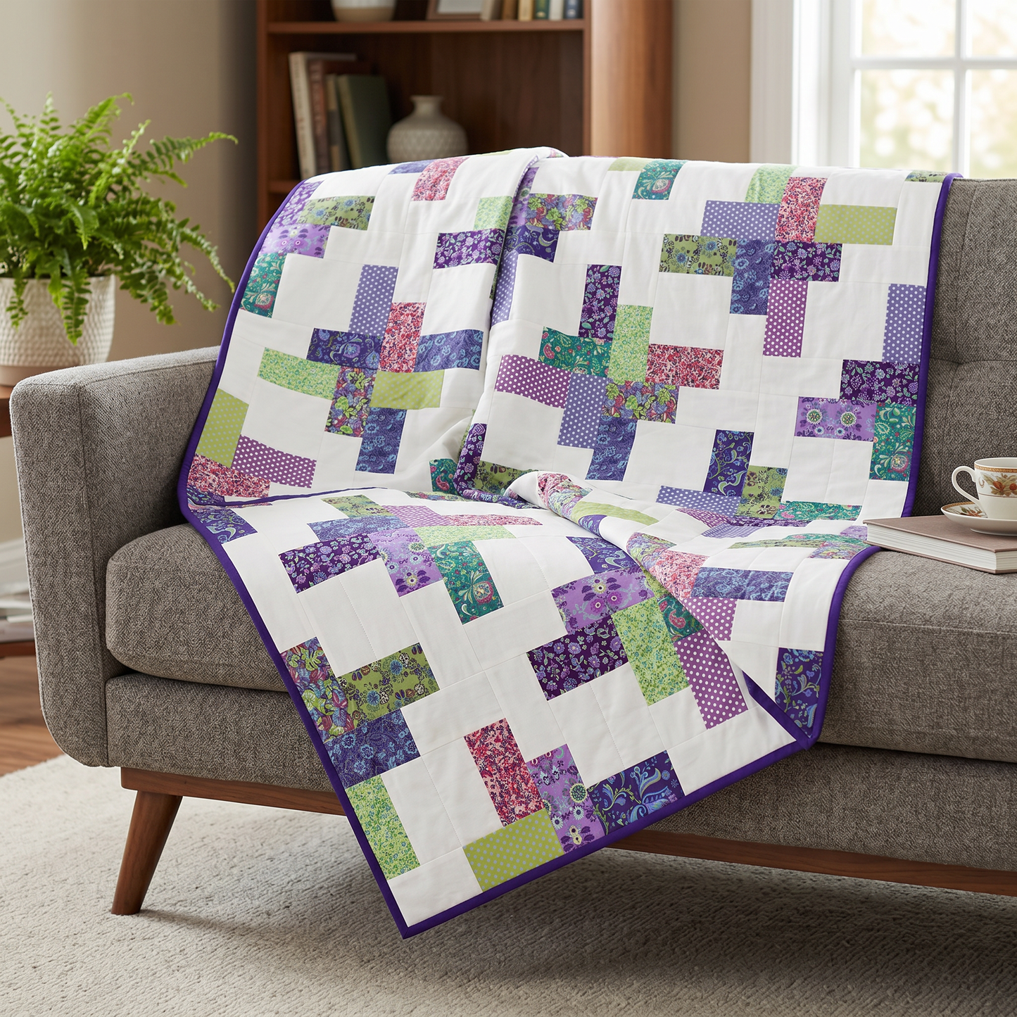 Shimmer No Cutting Quilt Kit