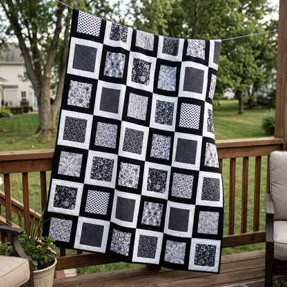 Shuffle No Cutting Quilt Kit