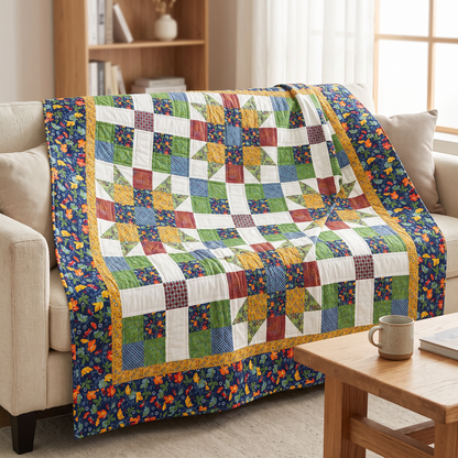 Sunflower No Cutting Quilt Kit
