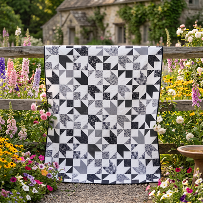 Midnight Star No Cutting Quilt Kit