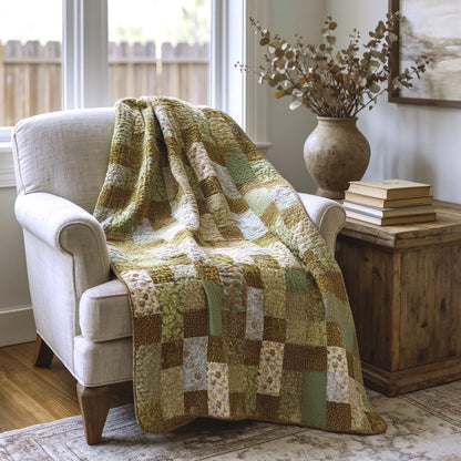 Patchwork Parade Autumn No Cutting Quilt Kit