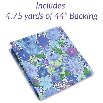 Zig Zag Blue No Cutting Quilt Kit