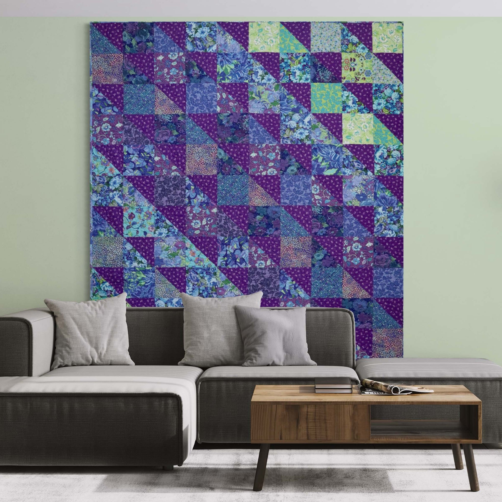 Glimmer Petal Precut Quilt Kit The Quilt Kit Co