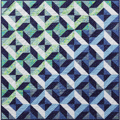 Ocean Waves Ready to Sew Quilt Kit