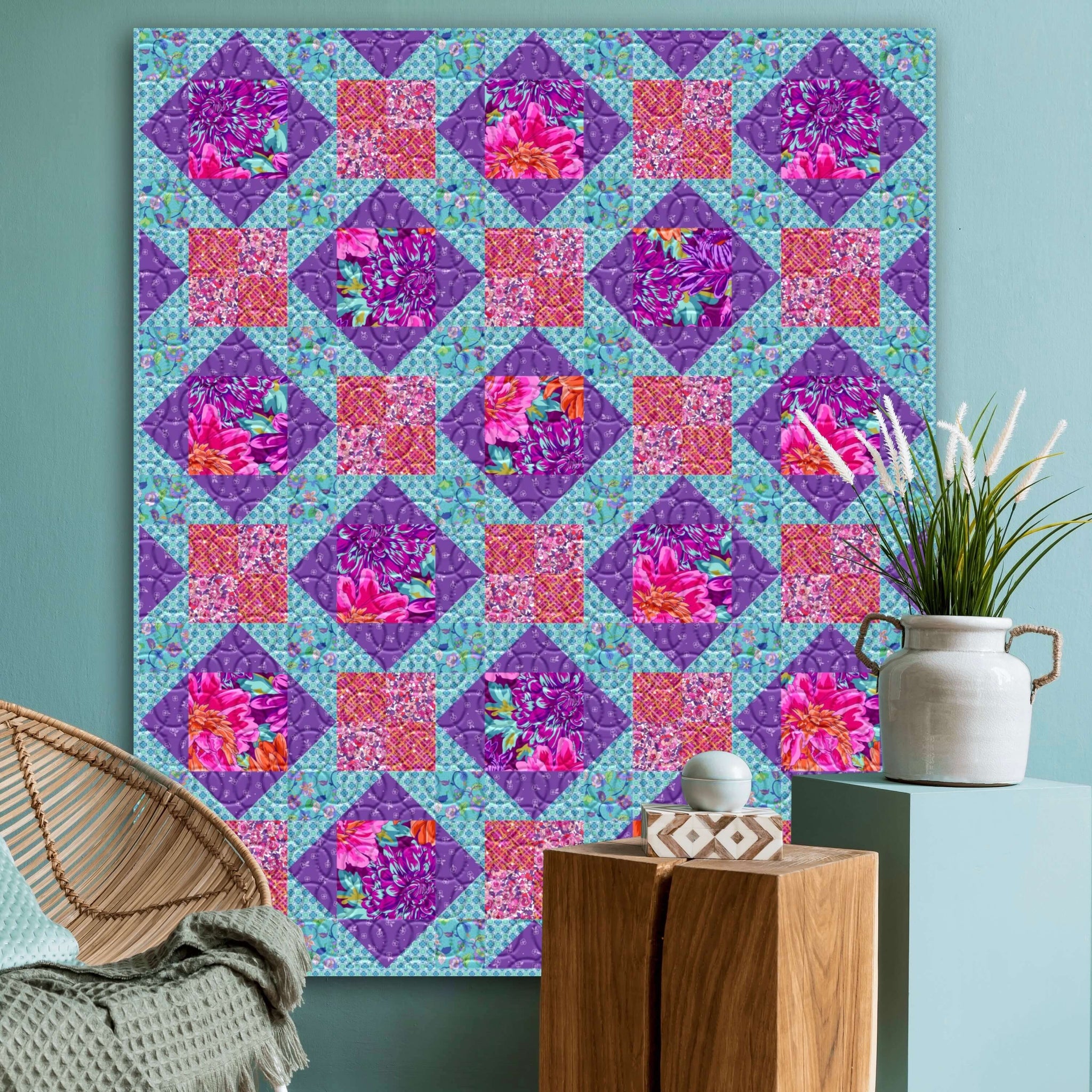 Radiance Topaz Precut Quilt Kit The Quilt Kit Co