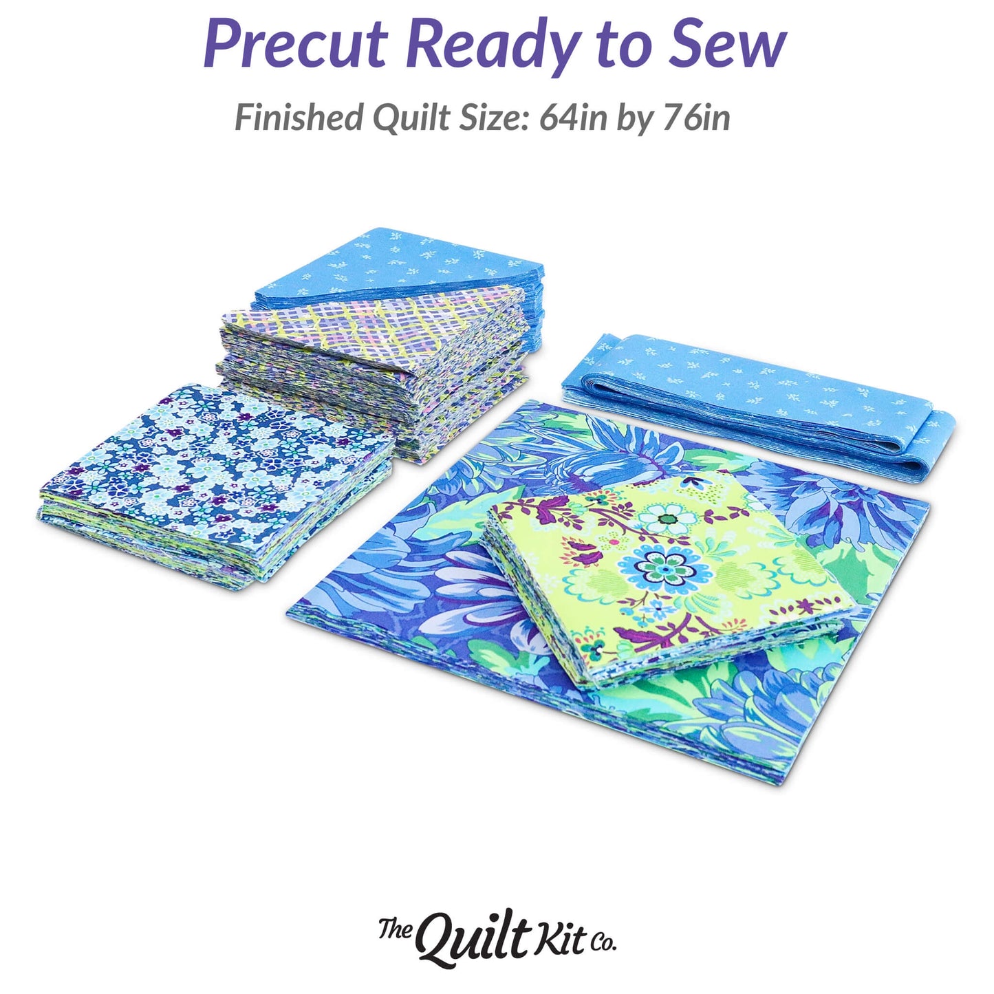 Radiance Bluebird Precut Quilt Kit