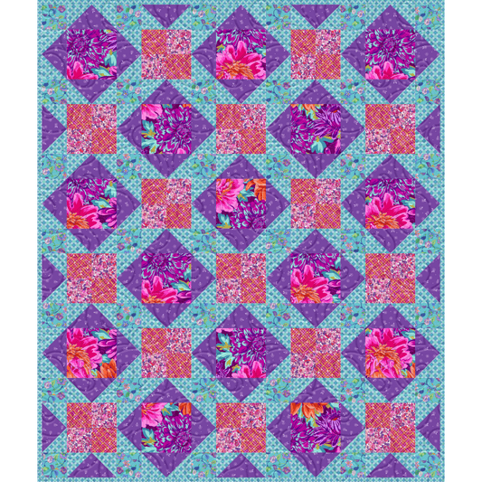 Radiance Topaz Precut Quilt Kit
