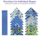 Zig Zag Blue Precut Quilt Kit