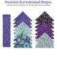 Zig Zag Purple Precut Quilt Kit